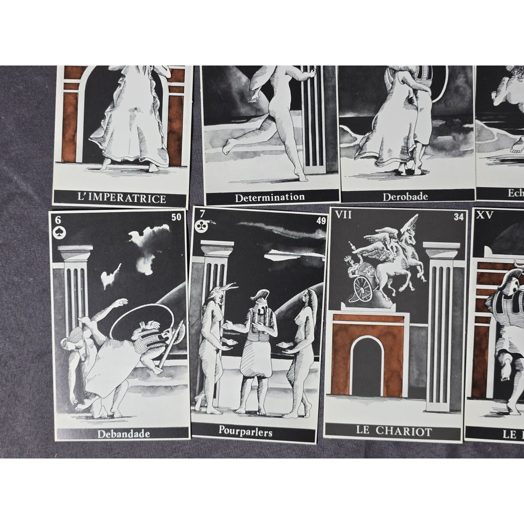 Original Minotarot Tarot Cards Deck from 1982. Made in France. 1st Signed Edition Numbered 1189/2000 RARE