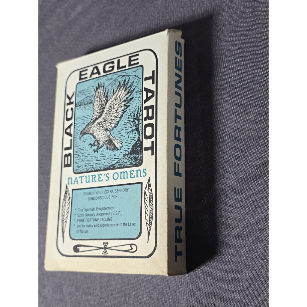 Black Eagle Tarot Nature's Omens From Dudleytown Card Deck by Allen Herkimer of Connecticut.