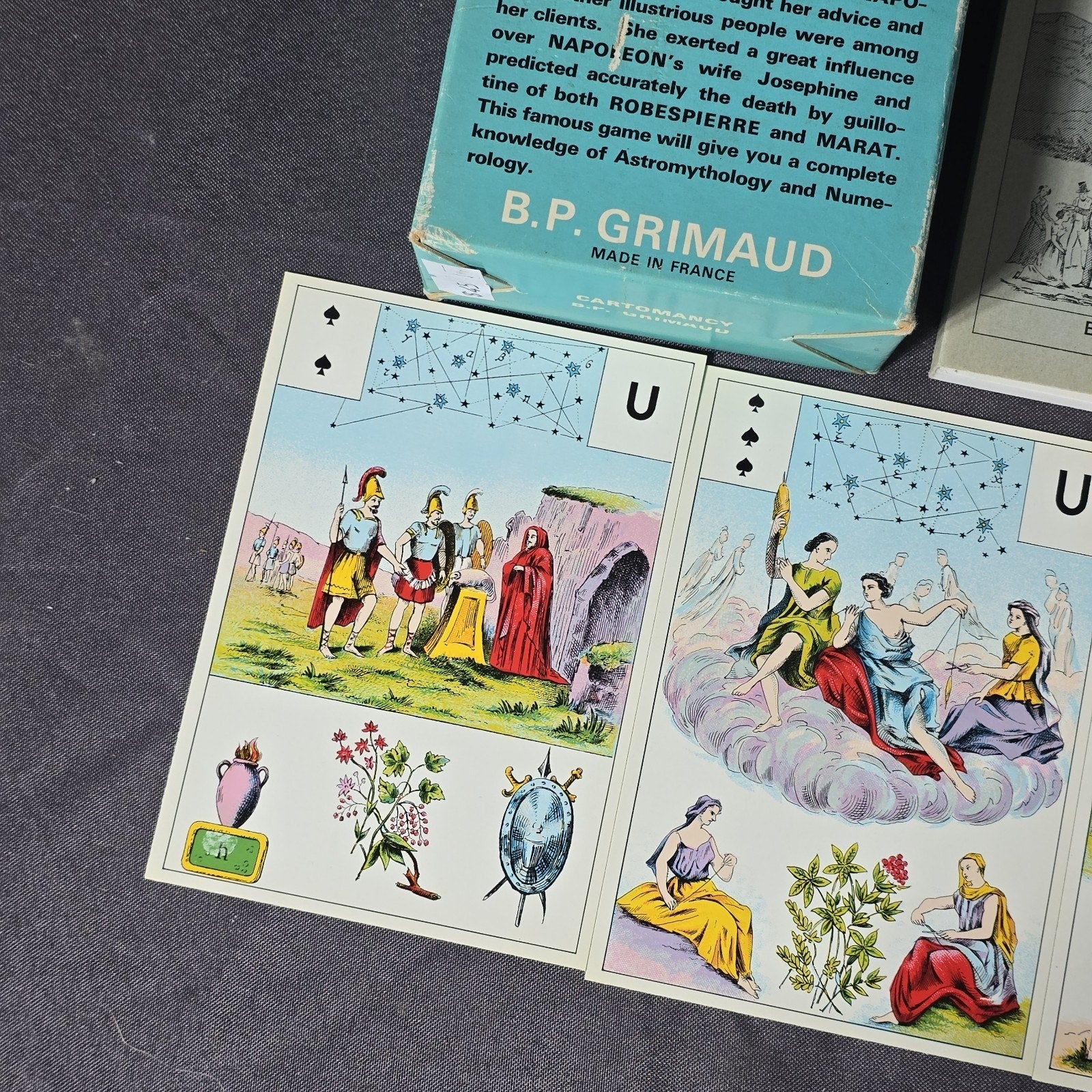 Original Astro Mythological Tarot Card Deck Mlle Lenormand Big Size 1st Edition