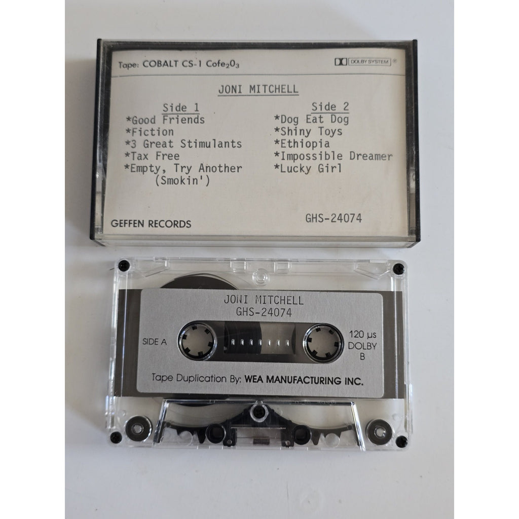 Joni Mitchell Dog Eat Dog Test Pressing Cassette Tape Demo Sample Geffen Records