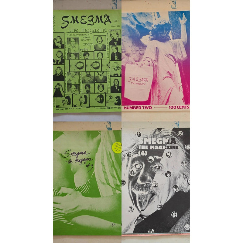 Smegma The Magazine (1978-1981) All 4 issues - Art Music Sexuality Punk New York