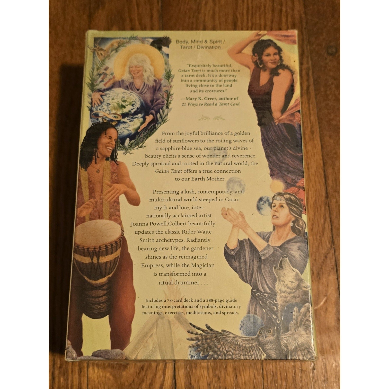 NEW Original Gaian Tarot Deck & Book by Joanna Powell Colbert OOP 2011 1st Edition