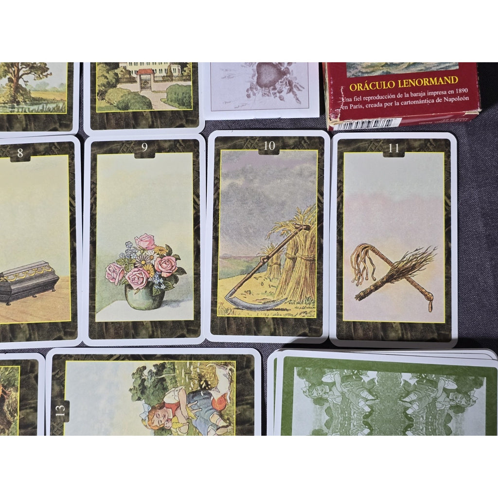 Original Lenormand Oracle Cards 1890 Reproduction from 2003 Lo Scarabeo Italy