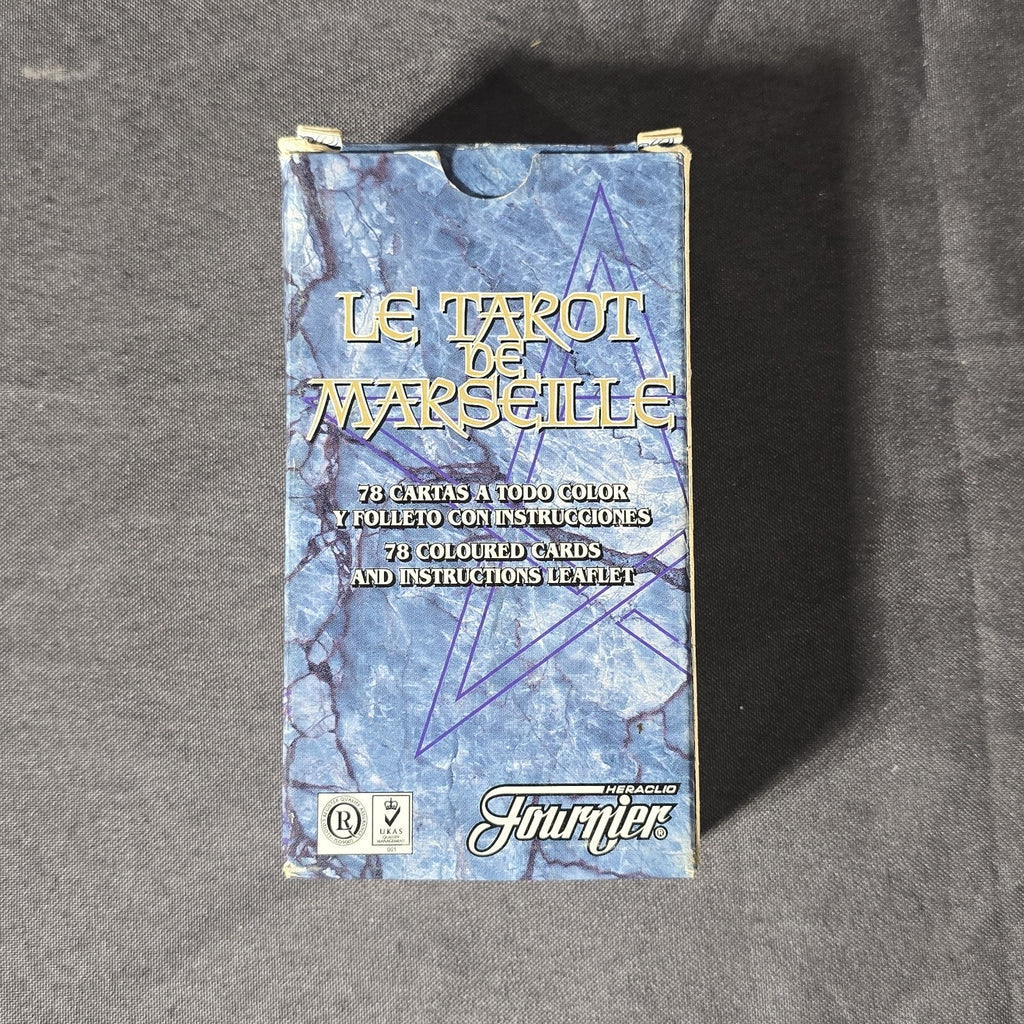 Vintage Le Tarot De Marseille Fournier of Spain Reprint Multilingual Rare