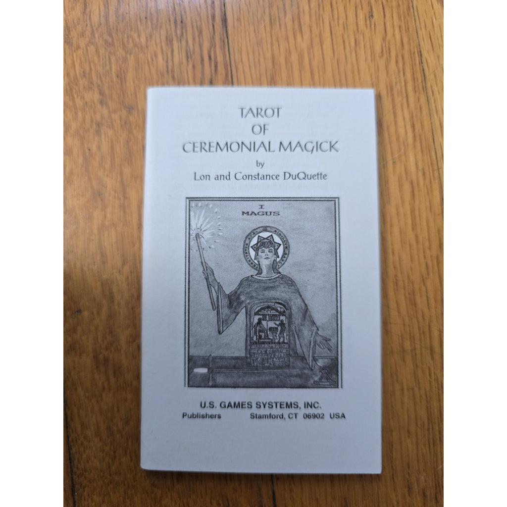 Tarot of Ceremonial Magick By Lon Milo Duquette Sealed But Torn Shrink US Games Systems 1994