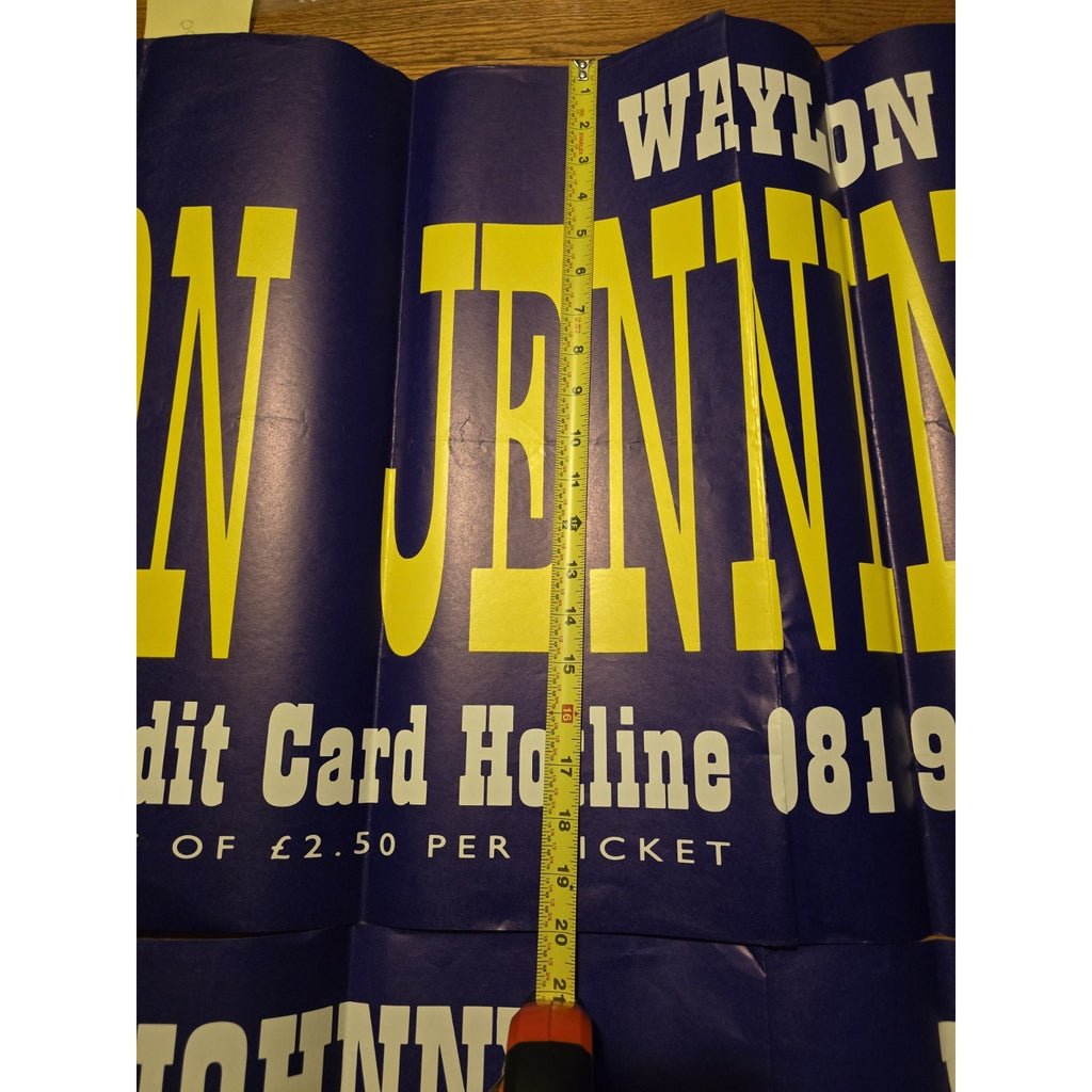 Original The Highwaymen Concert Poster Banners from Wembley Arena London, UK 4/10/1992