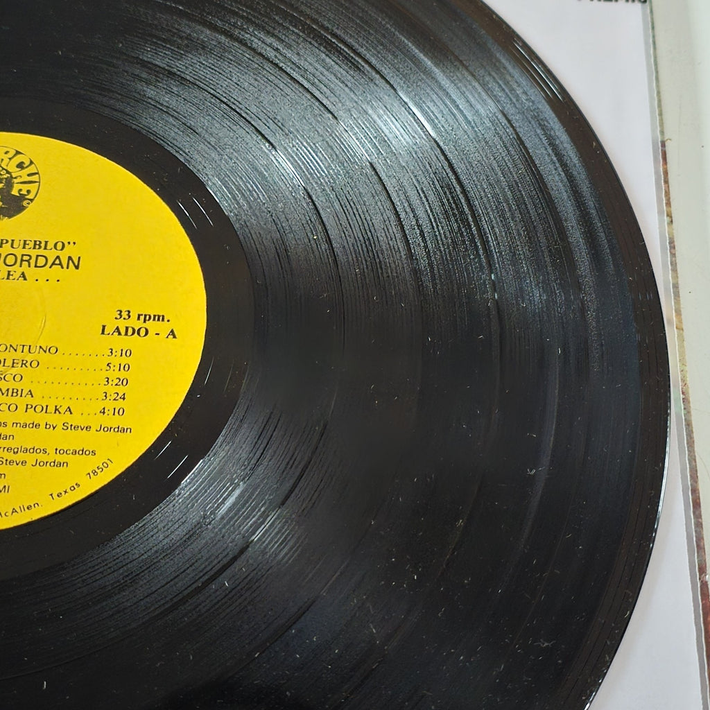 Original Esteban Steven Jordan & Pura Jalea - Canto Al Pueblo Vinyl LP 1st Edition