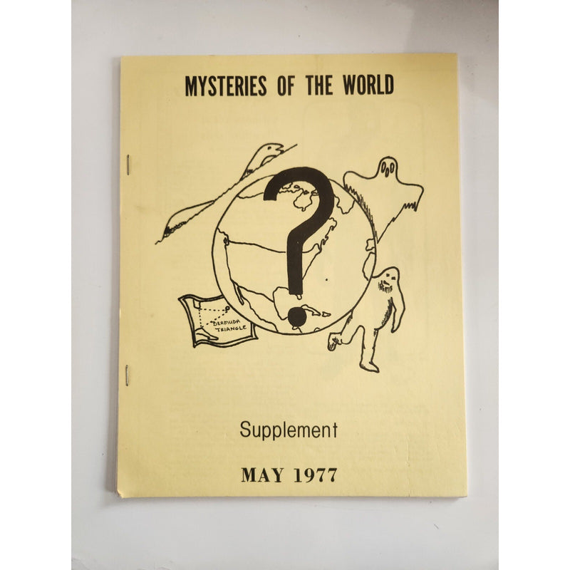 Aerial Phenomenon Mysteries Of The World Supplement 1977 Newspaper Clippings CompiledUFO Magazine