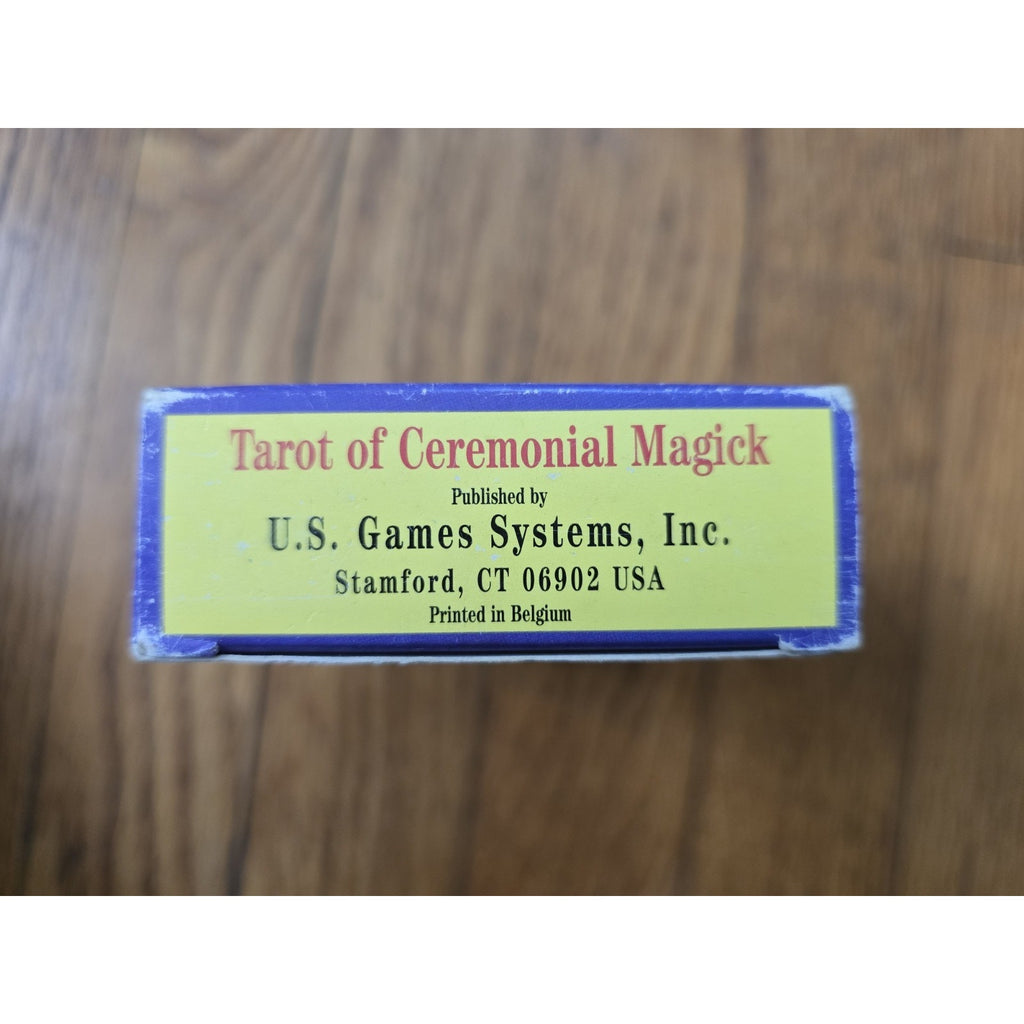 Tarot of Ceremonial Magick By Lon Milo Duquette Sealed But Torn Shrink US Games Systems 1994
