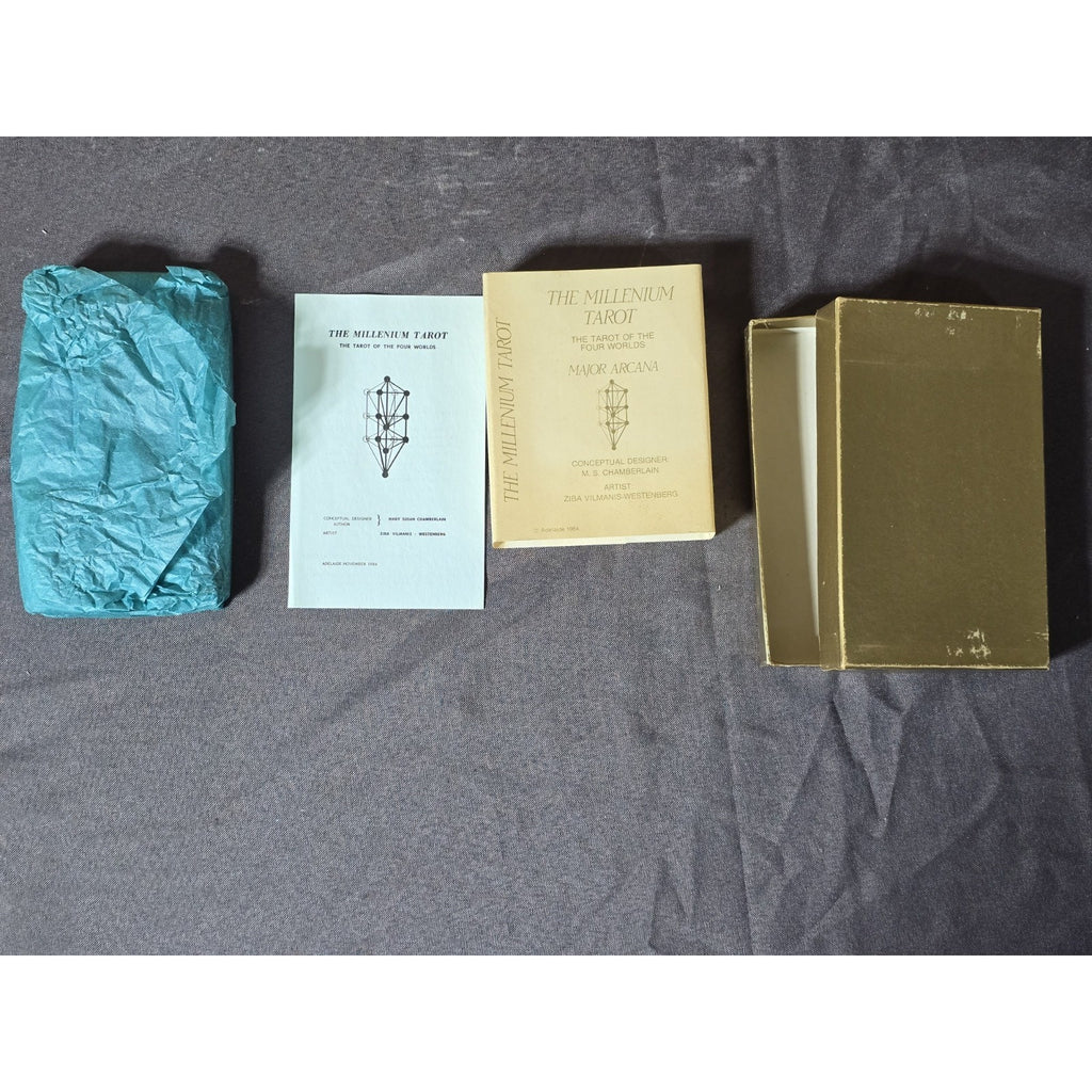 The Millennium Tarot 22 Major Arcana by Chamberlain & Westenberg. Printed by Adelaide 1984