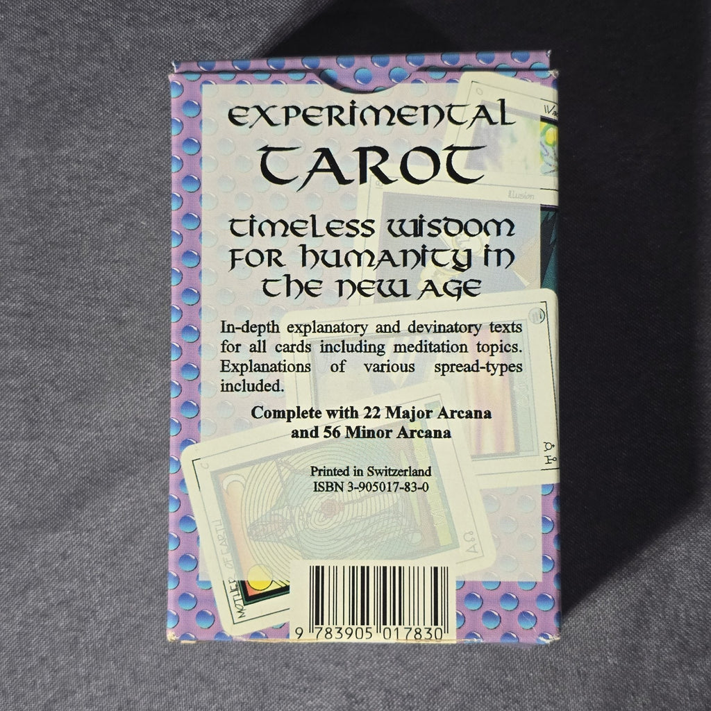 Vintage Experimental Tarot Card Deck by Gunnar Kossatz. Printed by AGMULLER English Edition