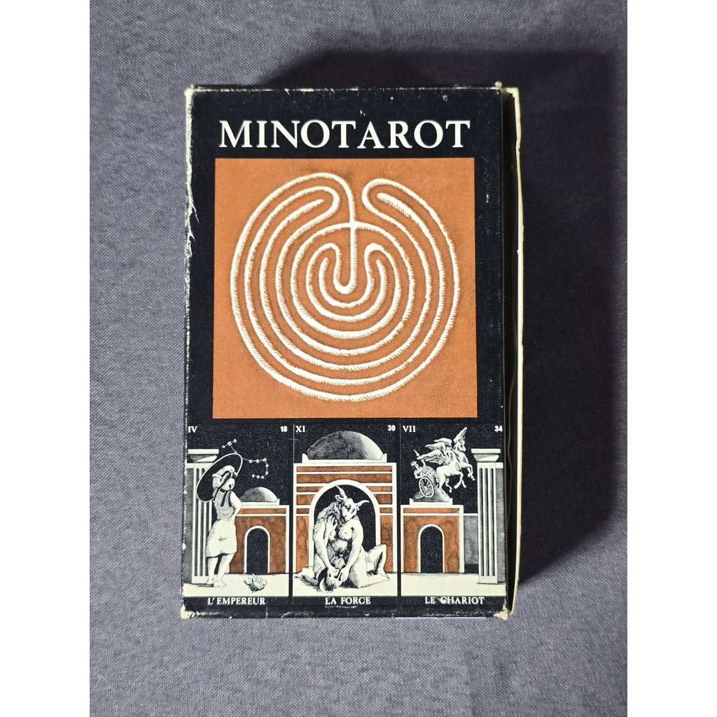 Original Minotarot Tarot Cards Deck from 1982. Made in France. 1st Signed Edition Numbered 1189/2000 RARE