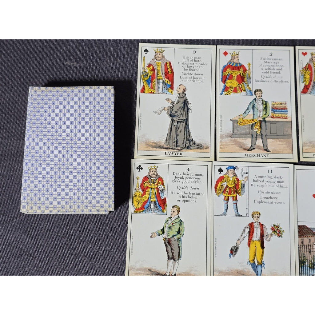 The Concise Fortune Teller Tarot Cards Deck 36 Cards English 1963 Complete