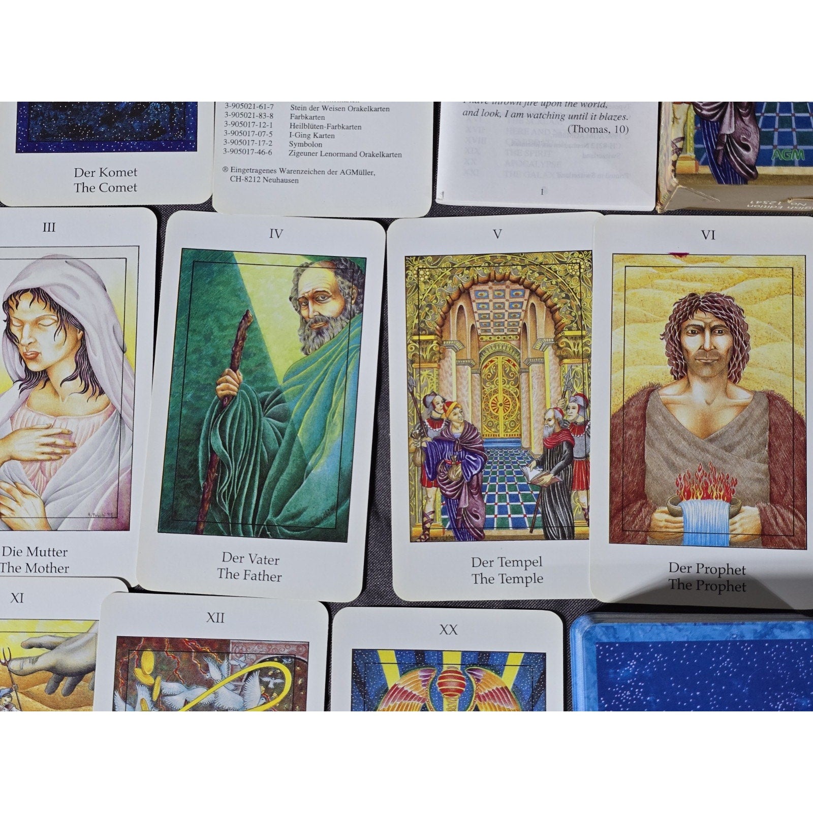 Master Tarot by Mario Montano & Amerigo Folchi 1996 OOP Rare English Edition AGMuller