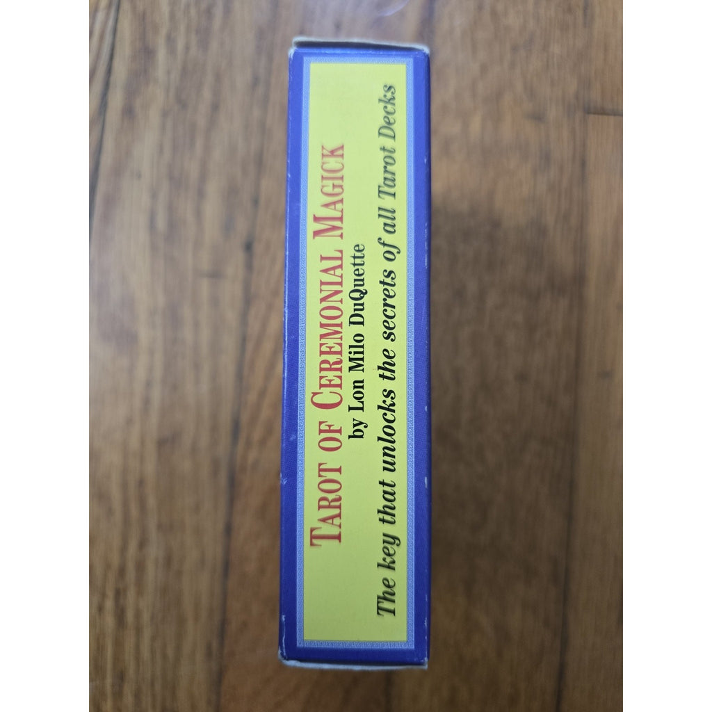 Tarot of Ceremonial Magick By Lon Milo Duquette Sealed But Torn Shrink US Games Systems 1994