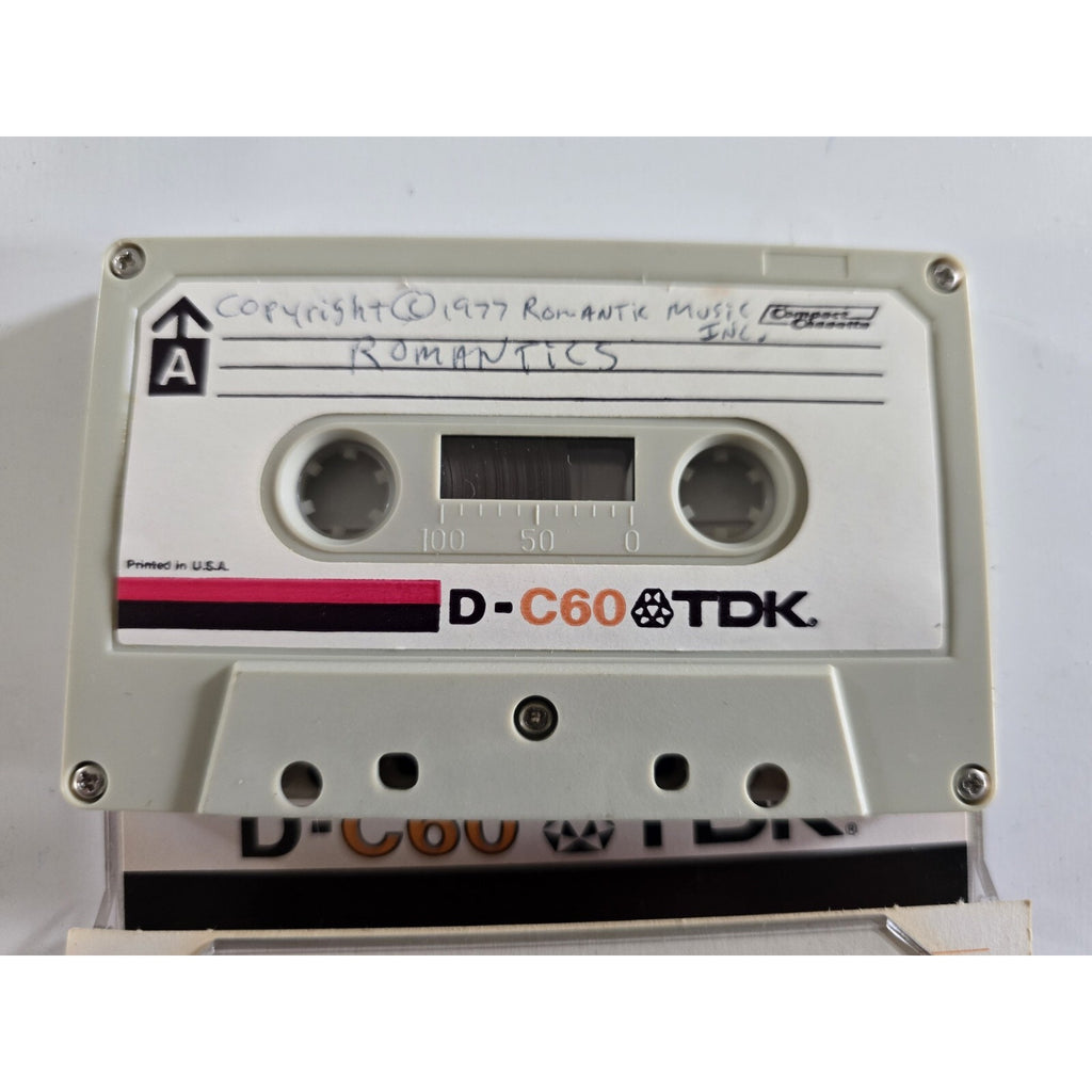 Original The Romantics Demo Cassette Tape from 1977. From the Jim Sotet Collection