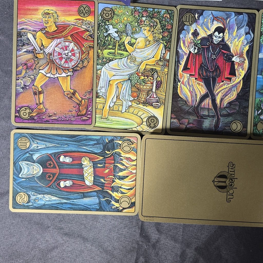 Original Symbolon Tarot Oracle Deck Peter Orban 1993 AGMULLER Big Sized