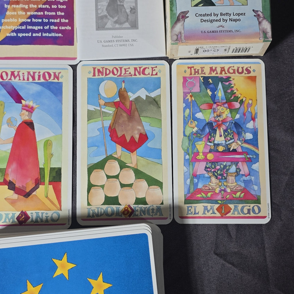 Original Napo Tarot Card Deck  from 1998 OOP Betty Lopez 1st Edition Bilingual Spanish