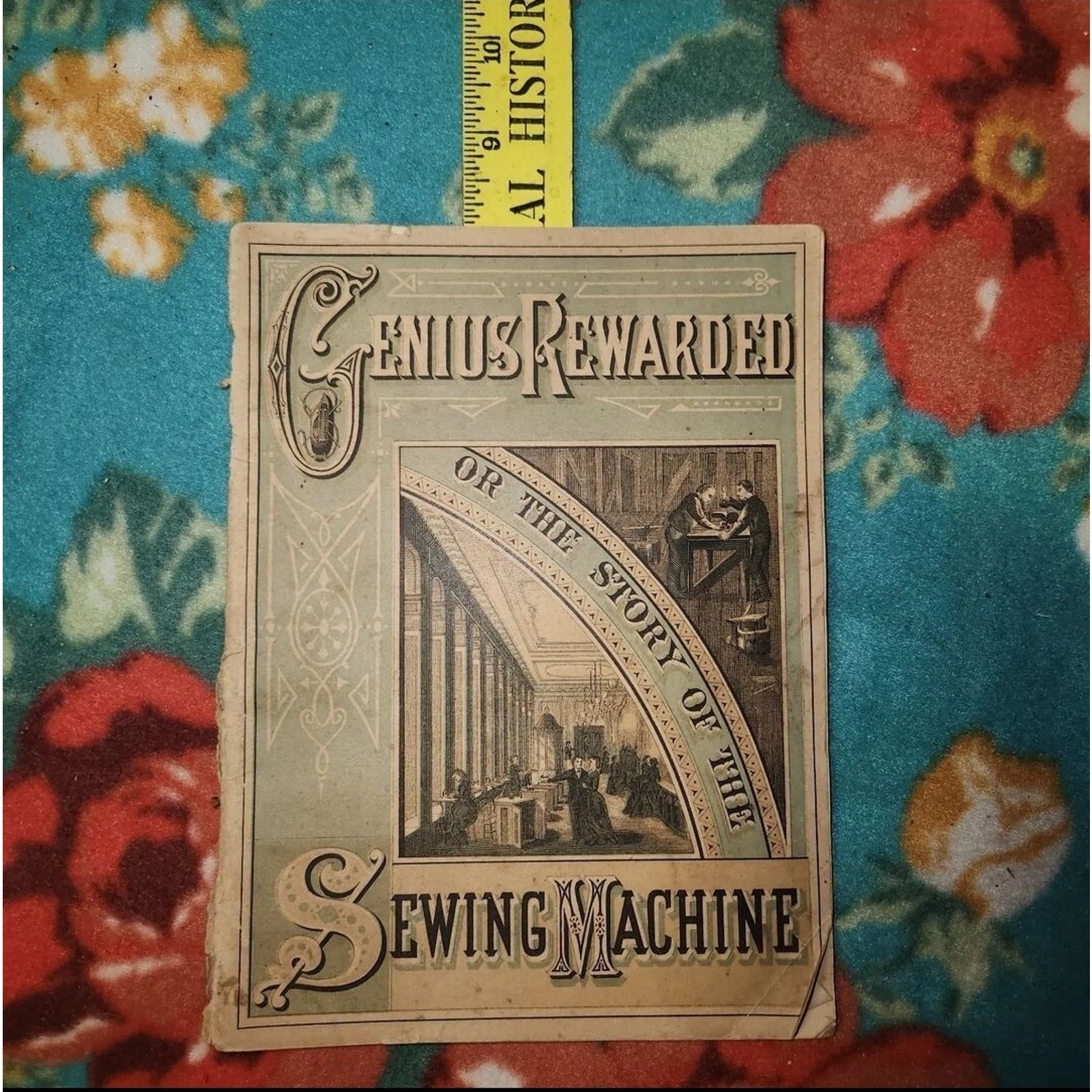 Genius Rewarded Story Of The Sewing Machine SINGER Book New York 1880 John Scott