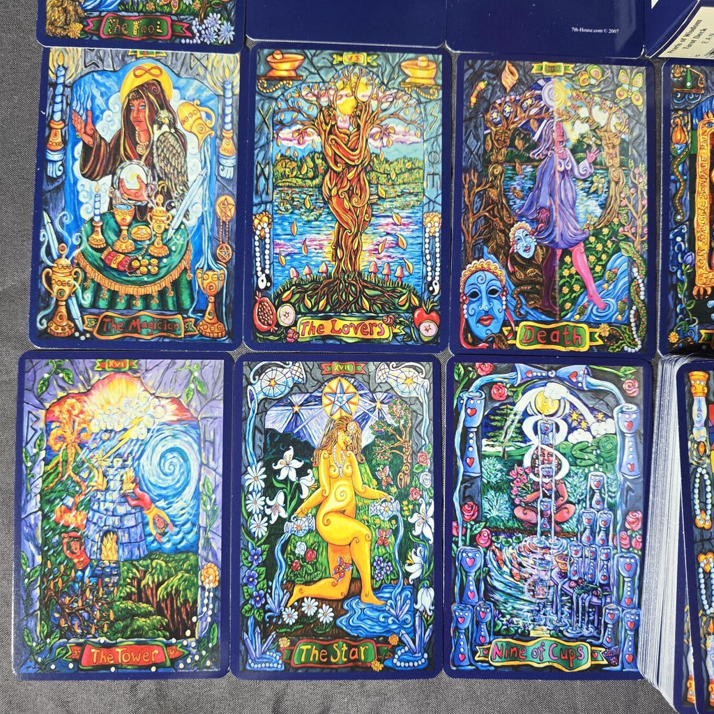 Pearls of Wisdom Tarot Card Deck Second Edition Sim Fullbrite 7th House Complete