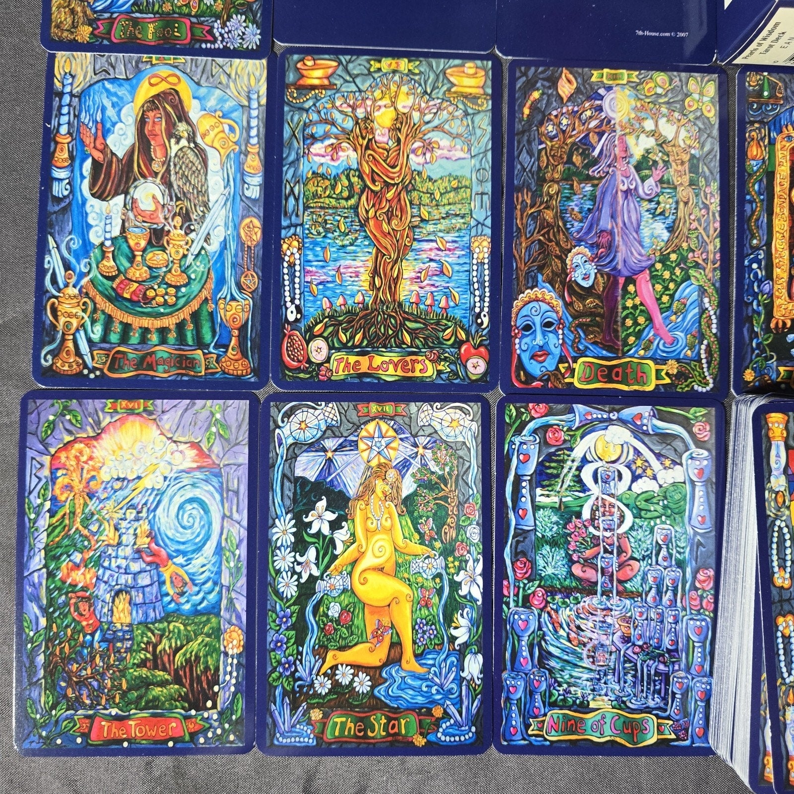 Pearls of Wisdom Tarot Card Deck Second Edition Sim Fullbrite 7th House Complete