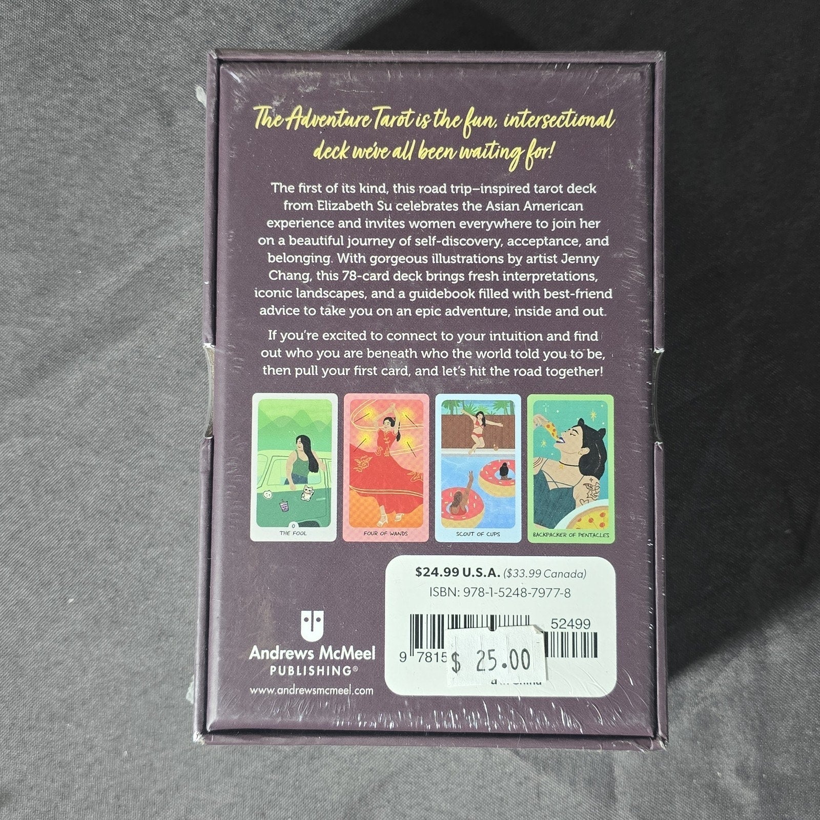 NEW SEALED The Adventure Tarot: Road Trip Inspired Deck for Self-Discovery Tarot Cards