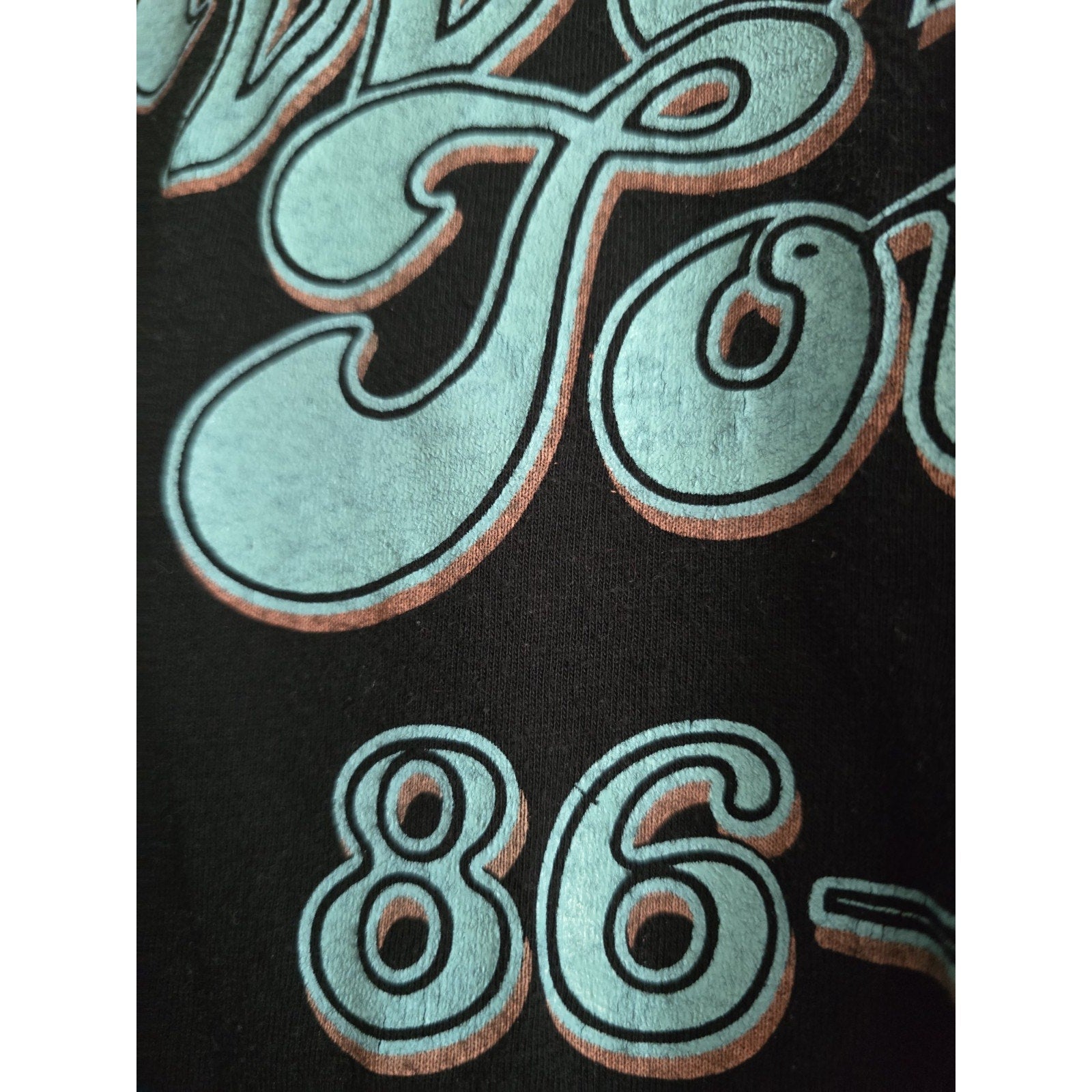 Vintage Chicago World Tour '86-87 T Shirt Sz L Rock Band Concert 1980s RARE