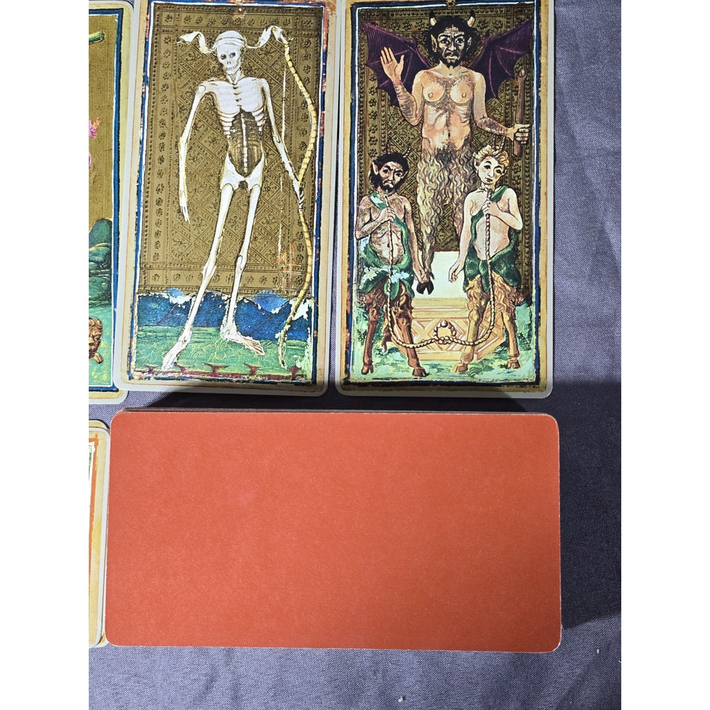 Visconti Sforza Tarocchi Tarot Cards Deck 1975 U.S Games Systems Stuart R. Kaplan Complete