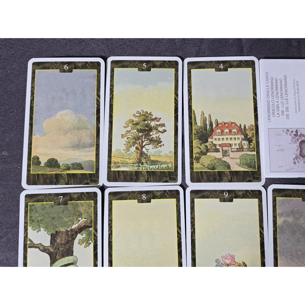 Original Lenormand Oracle Cards 1890 Reproduction from 2003 Lo Scarabeo Italy
