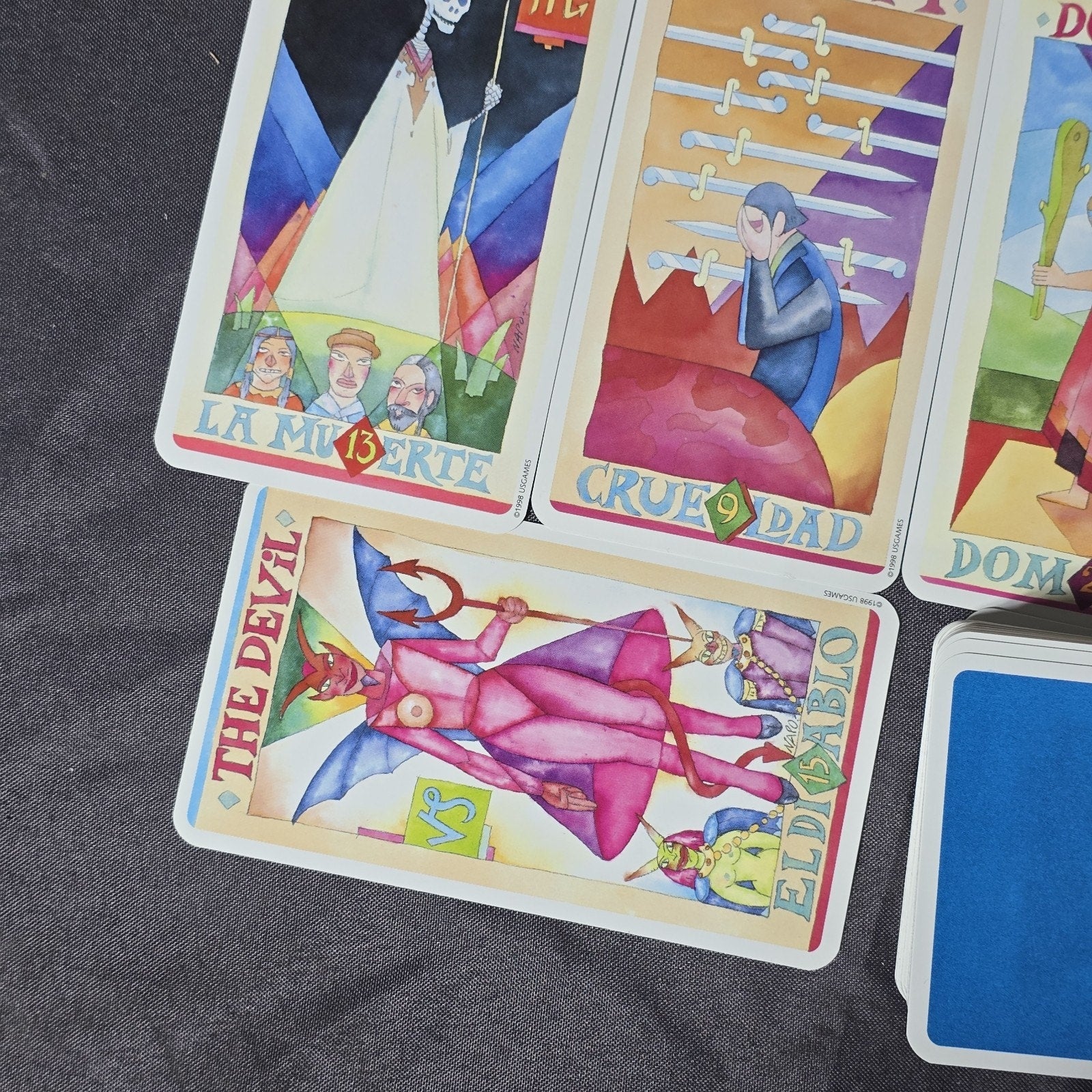 Original Napo Tarot Card Deck  from 1998 OOP Betty Lopez 1st Edition Bilingual Spanish