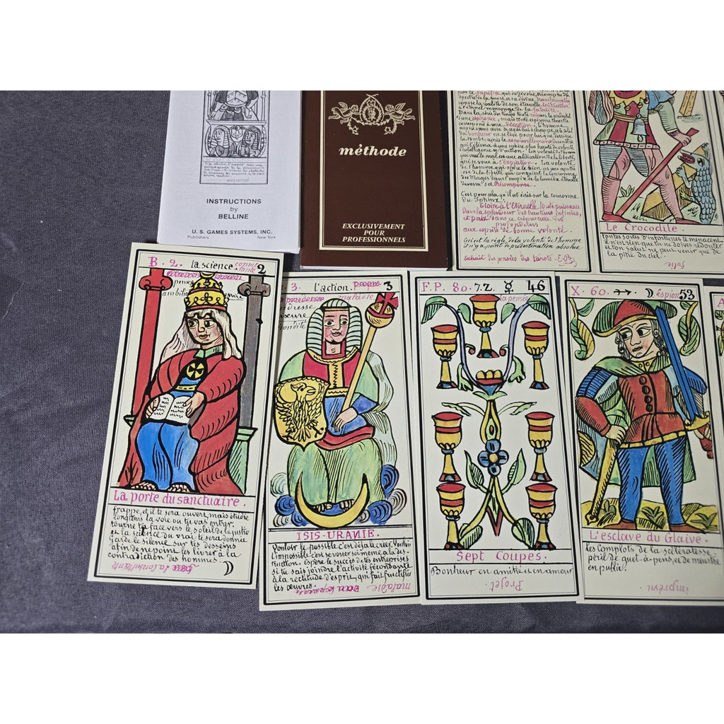 Vintage Le Grand Tarot Belline 1966/1967 US Games Systems Ornate Gilded