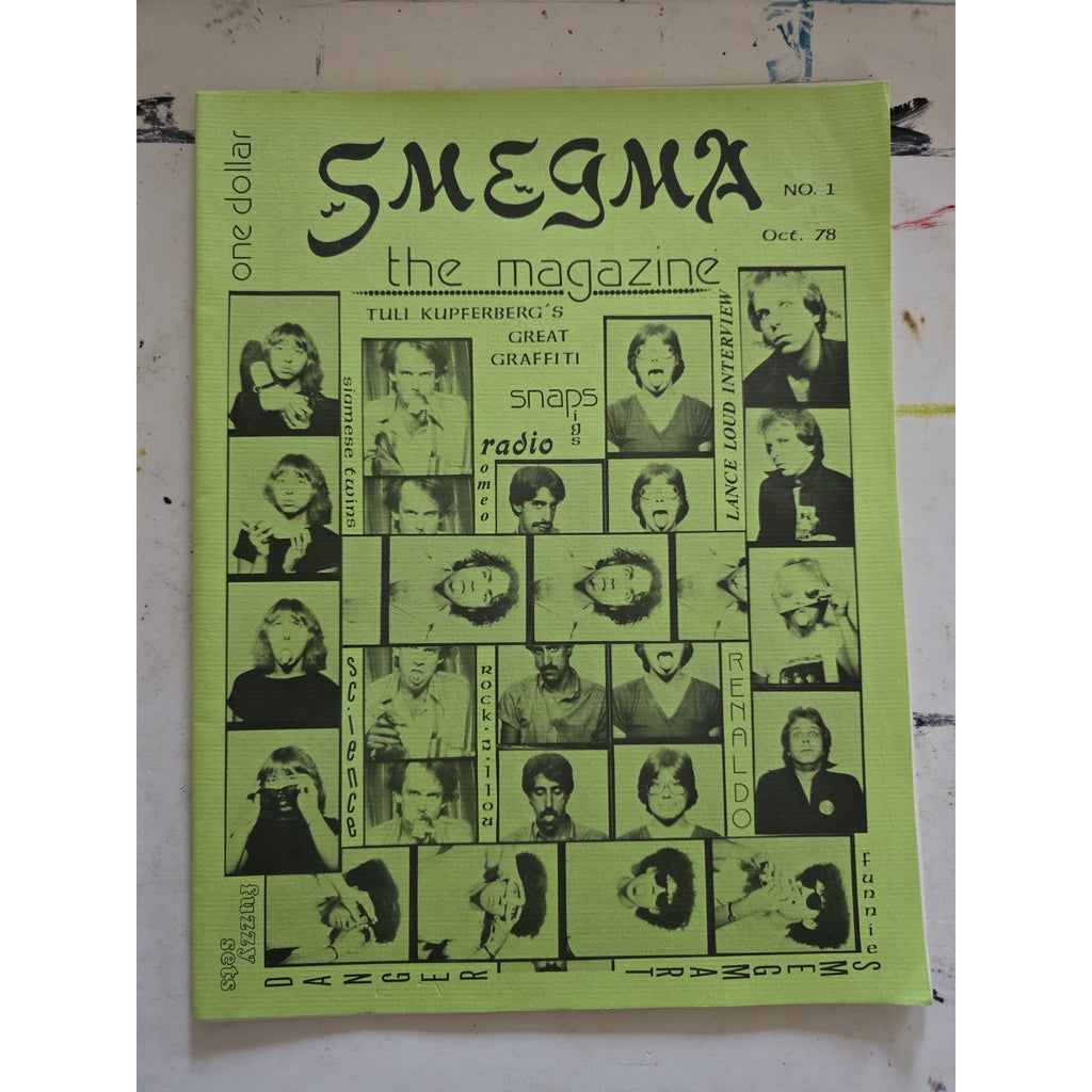 Smegma The Magazine (1978-1981) All 4 issues - Art Music Sexuality Punk New York