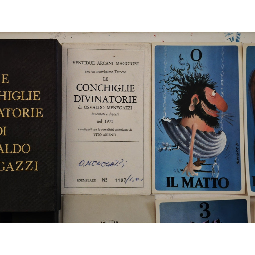 Le Conchiglie Divinatorie Tarot Card Deck by Osvaldo Menegazzi 1975 Signed & #'d