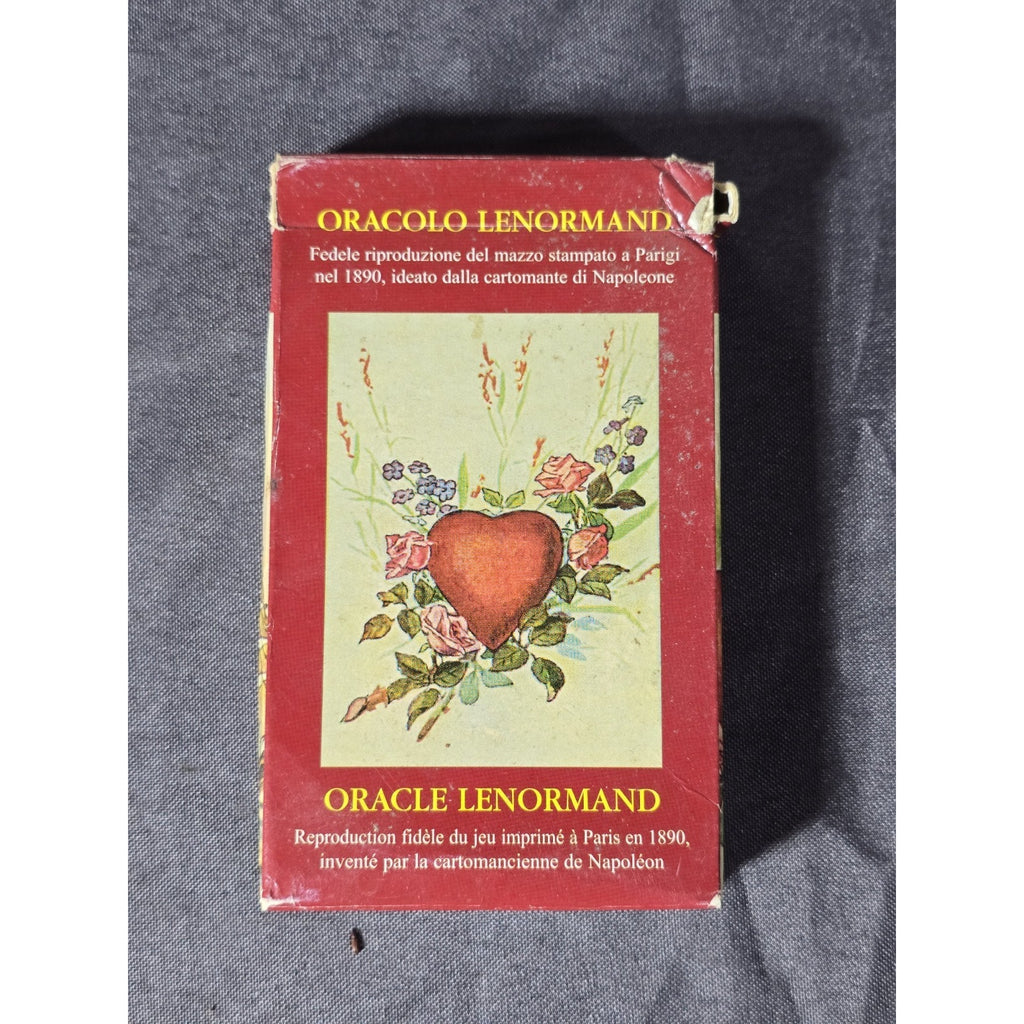 Original Lenormand Oracle Cards 1890 Reproduction from 2003 Lo Scarabeo Italy