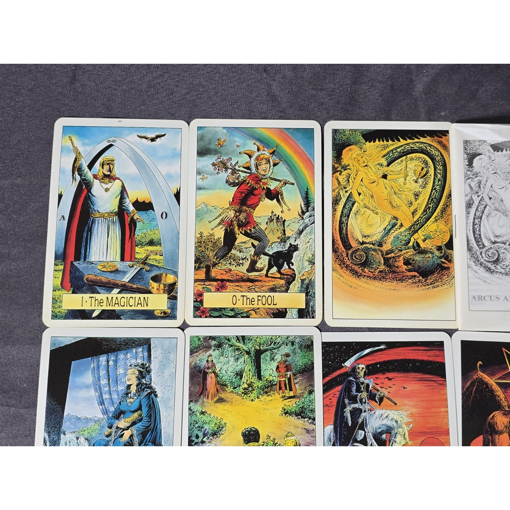 Lot x2 Arcus Arcanum Tarot Card Deck & 22 Major Arcana 1st Edition AGMuller 1986