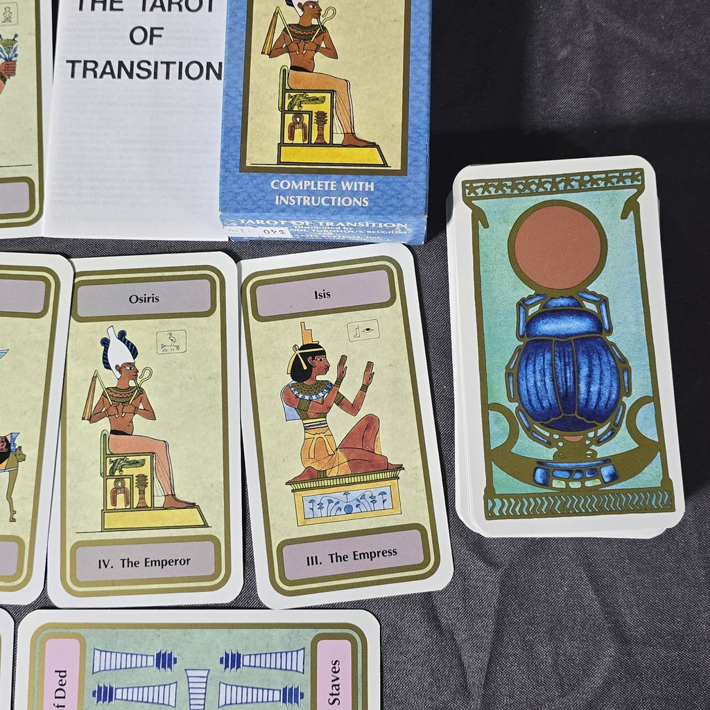 Original Tarot Of Transition Egyptian Card Deck Complete w/ Booklet 1983 US Games Systems