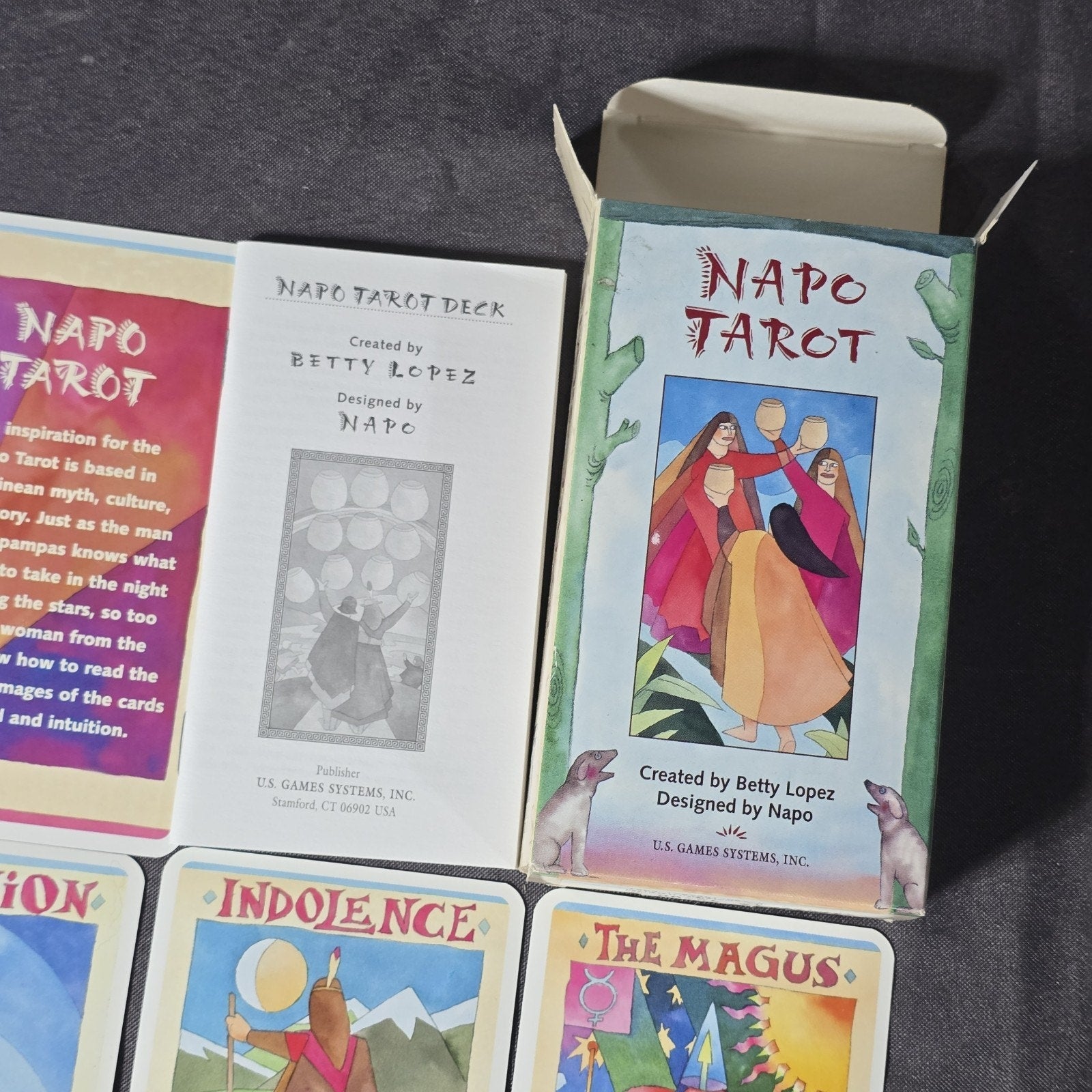 Original Napo Tarot Card Deck  from 1998 OOP Betty Lopez 1st Edition Bilingual Spanish
