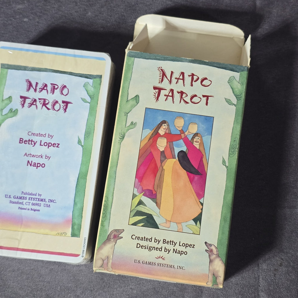 Original Napo Tarot Card Deck from 1998 OOP Betty Lopez 1st Ed SEALED Bilingual Spanish