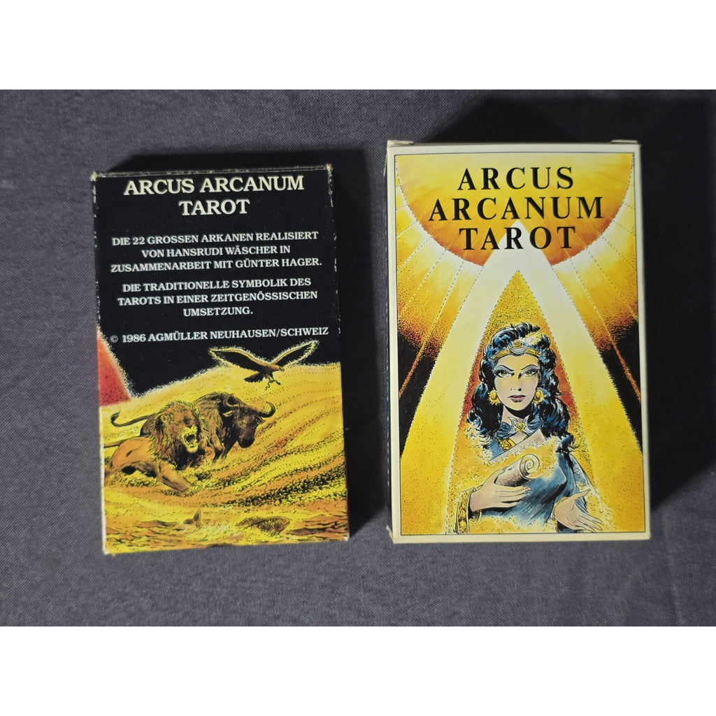 Lot x2 Arcus Arcanum Tarot Card Deck & 22 Major Arcana 1st Edition AGMuller 1986