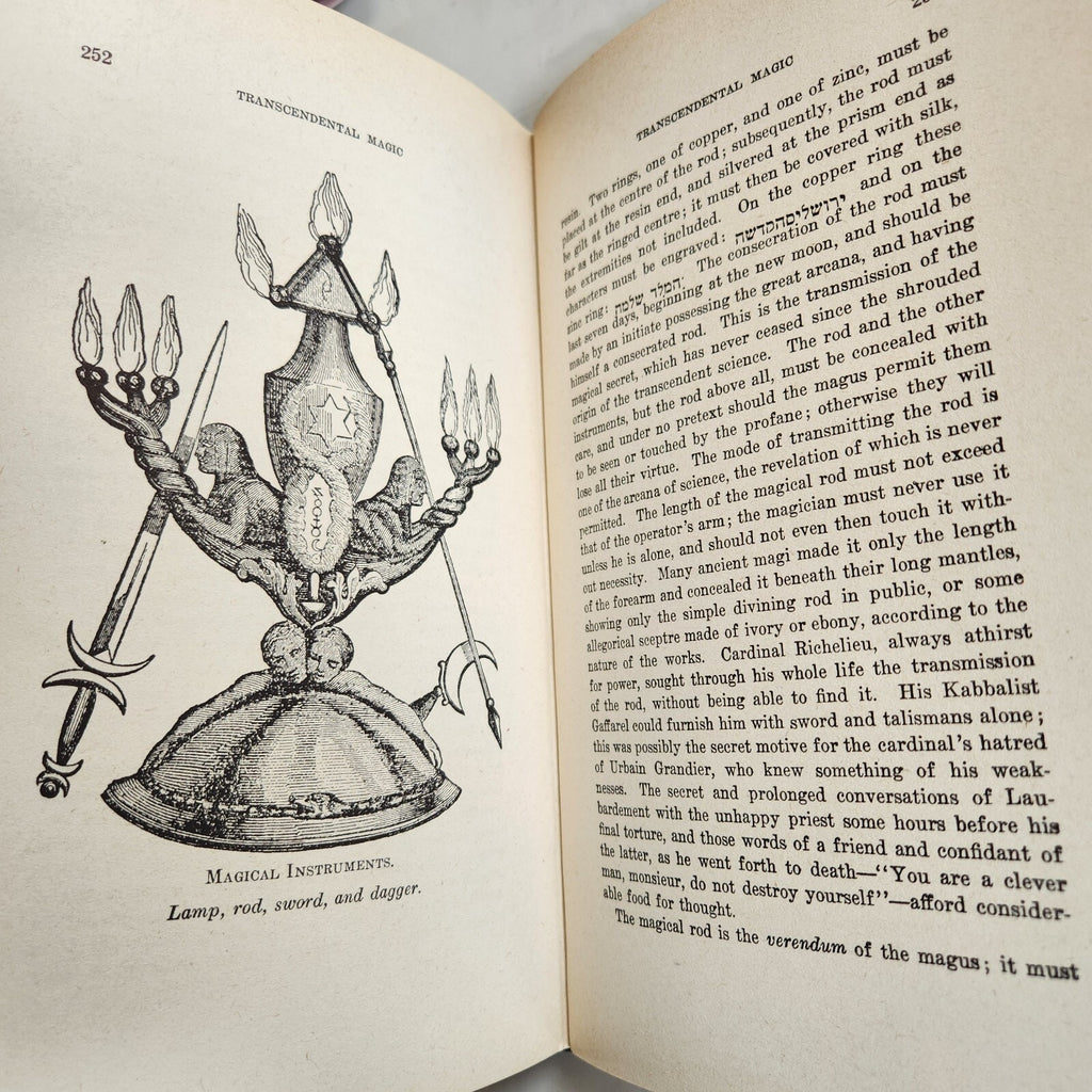 Eliphas Levi Transcendental Magic. Published by de Laurence in 1946. Hardcover Occult Book 2nd Ed