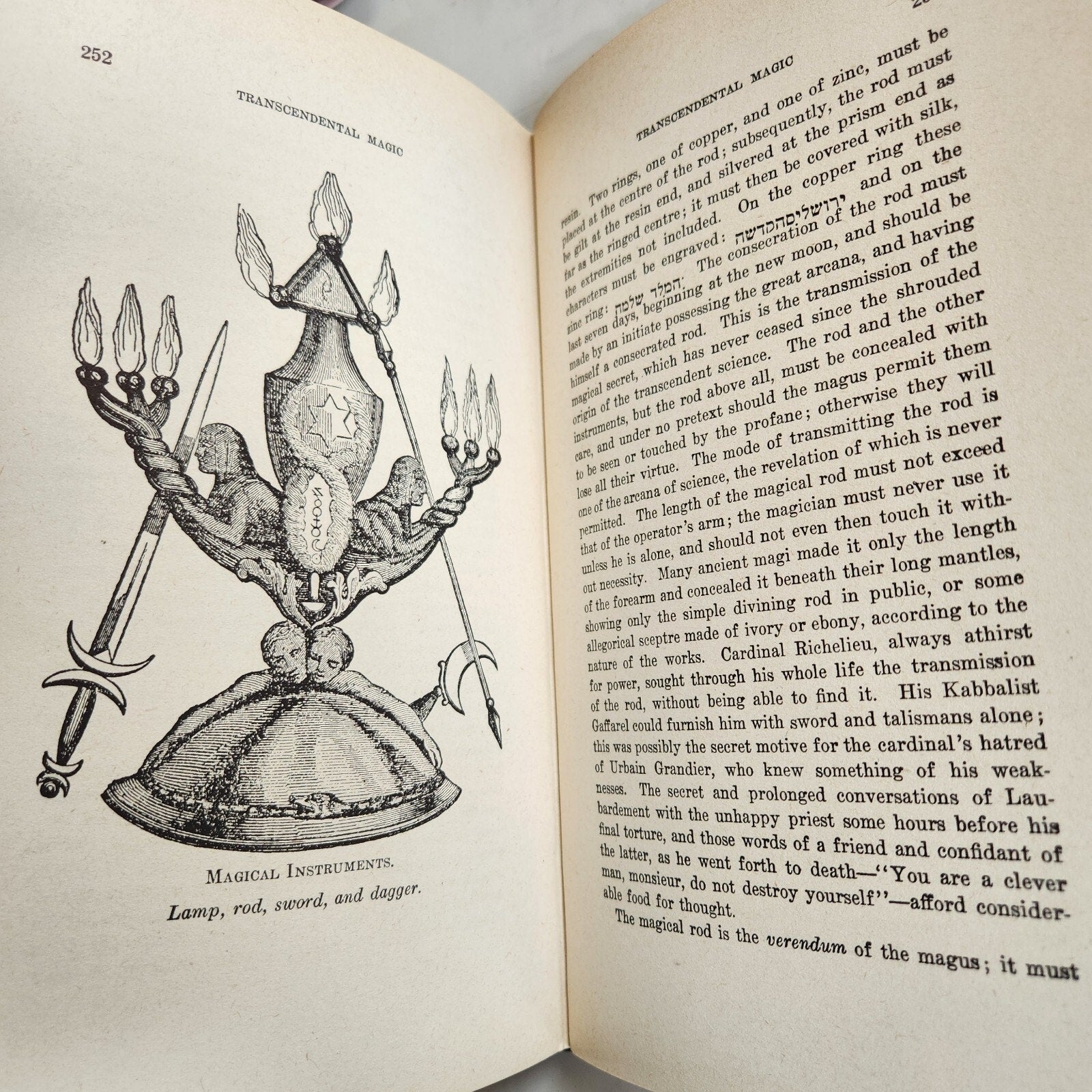 Eliphas Levi Transcendental Magic. Published by de Laurence in 1946. Hardcover Occult Book 2nd Ed