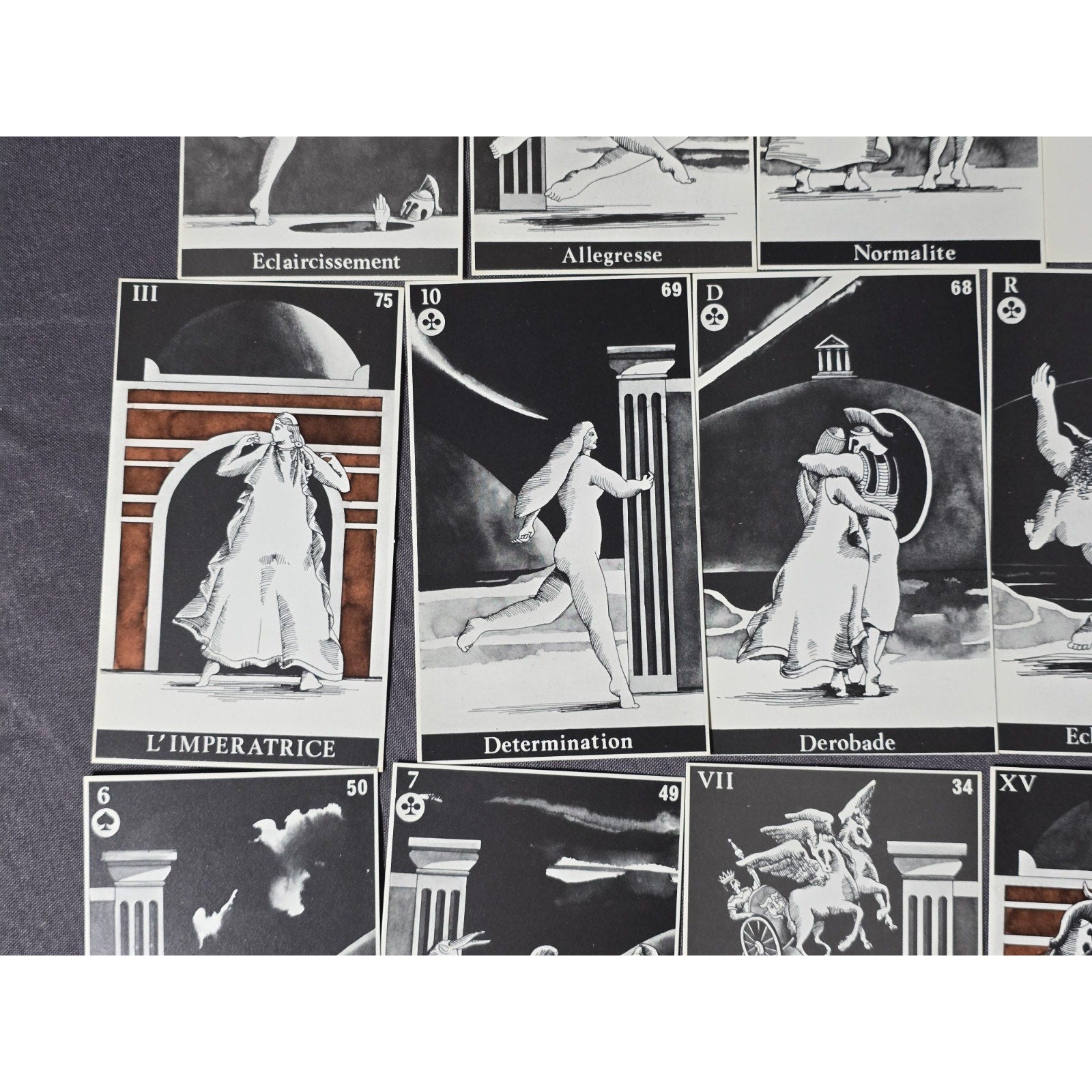 Original Minotarot Tarot Cards Deck from 1982. Made in France. 1st Signed Edition Numbered 1189/2000 RARE