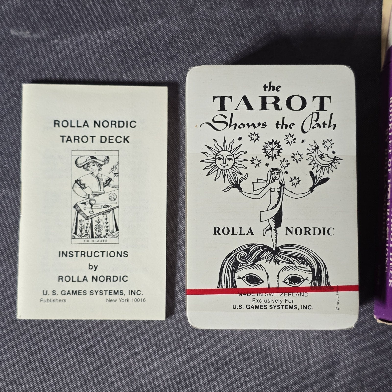 Vintage Rolla Nordic Tarot Card Deck 1981 SEALED AGMULLER & Cie Fortune Telling