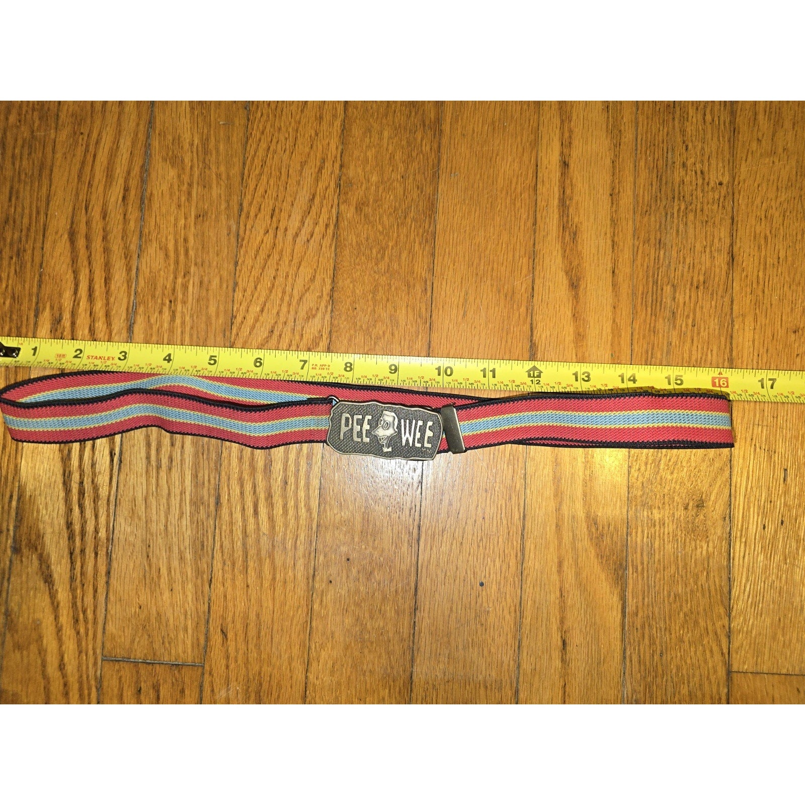 Original 1989 Pee Wee Herman Belt w/ Buckle 16" 32" RARE Paul Reubens