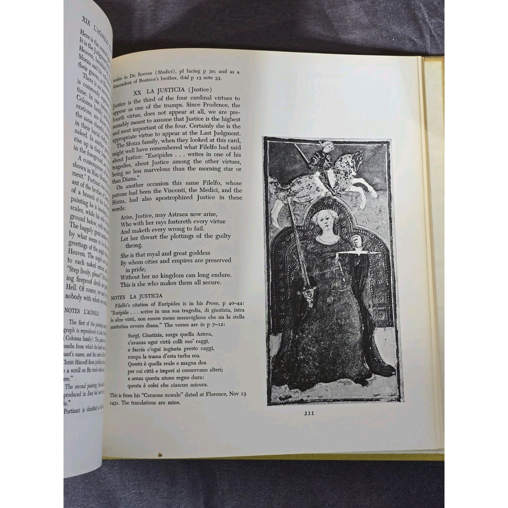 The Tarot Cards: Painted by Bonifacio Bembo 1966 1st Ed. HC Gertrude Moakley Book