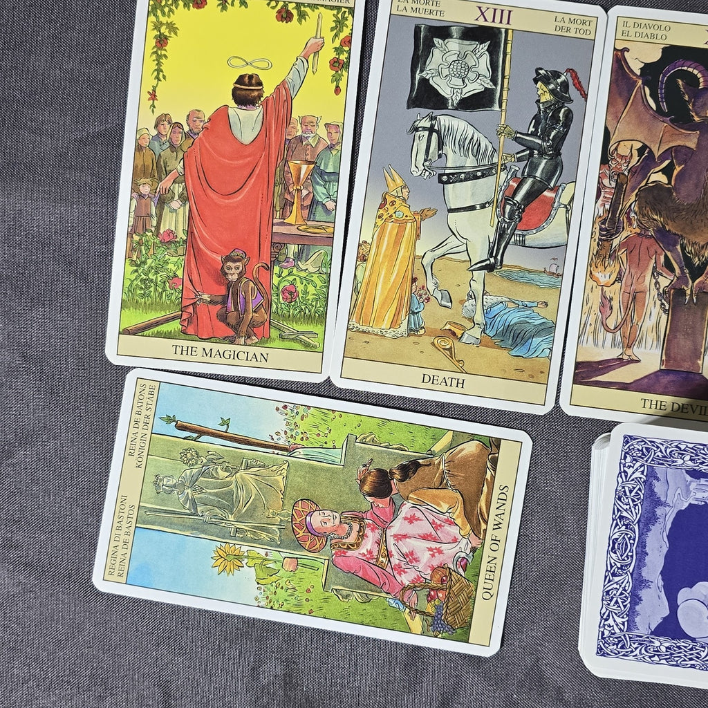 Vintage Tarot of the New Vision Card Deck By Pietro Alligo Lo Scarabeo Llewellyn
