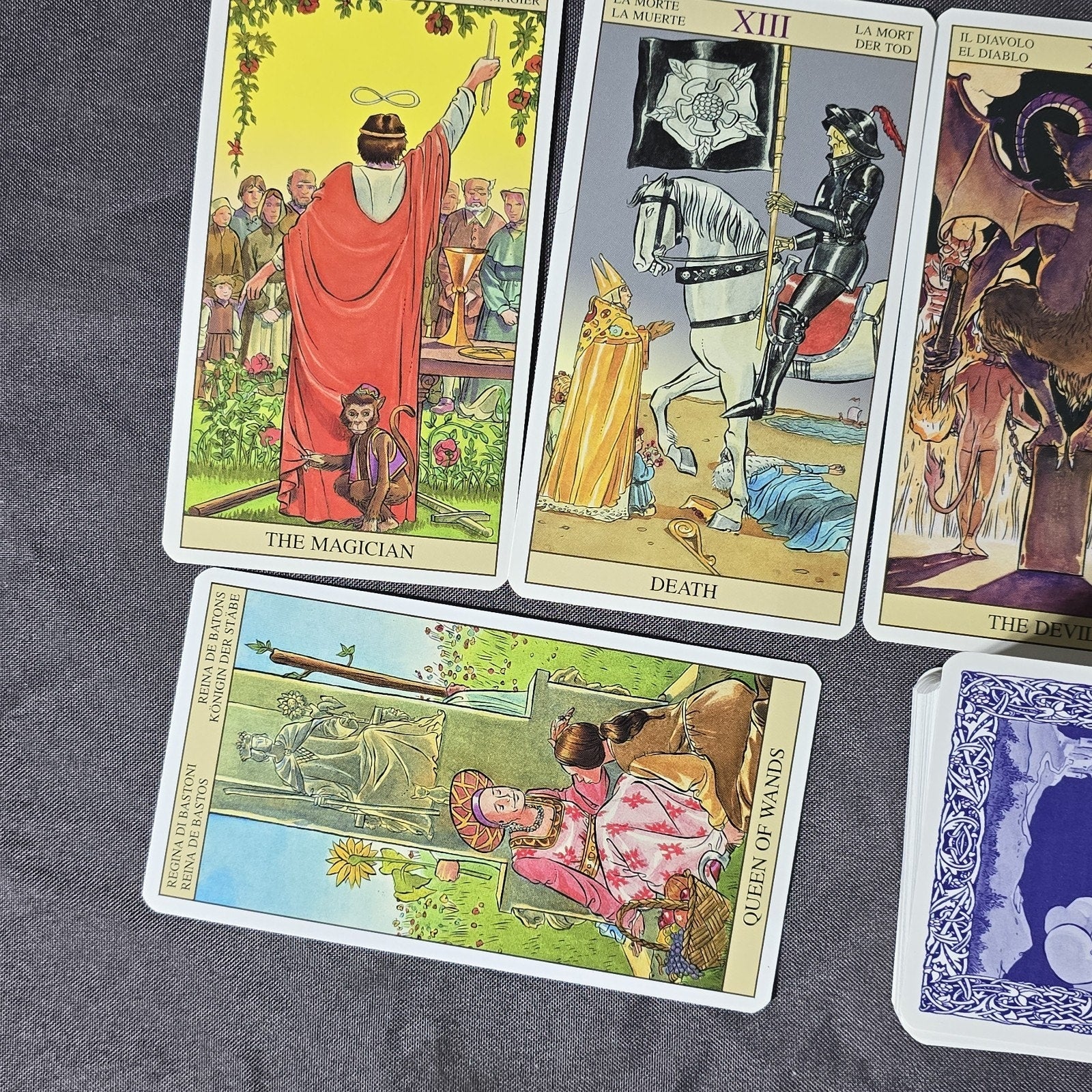 Vintage Tarot of the New Vision Card Deck By Pietro Alligo Lo Scarabeo Llewellyn