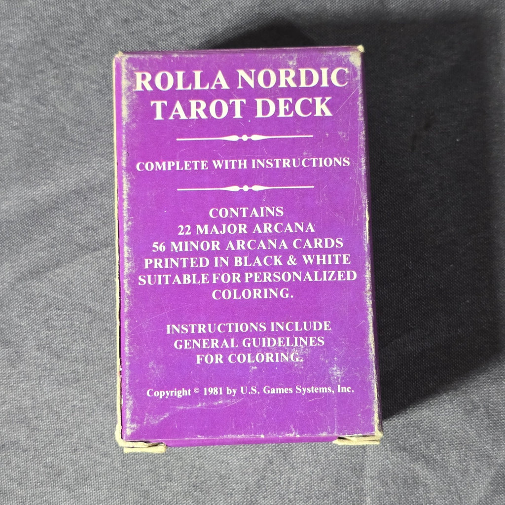 Vintage Rolla Nordic Tarot Card Deck 1981 SEALED AGMULLER & Cie Fortune Telling