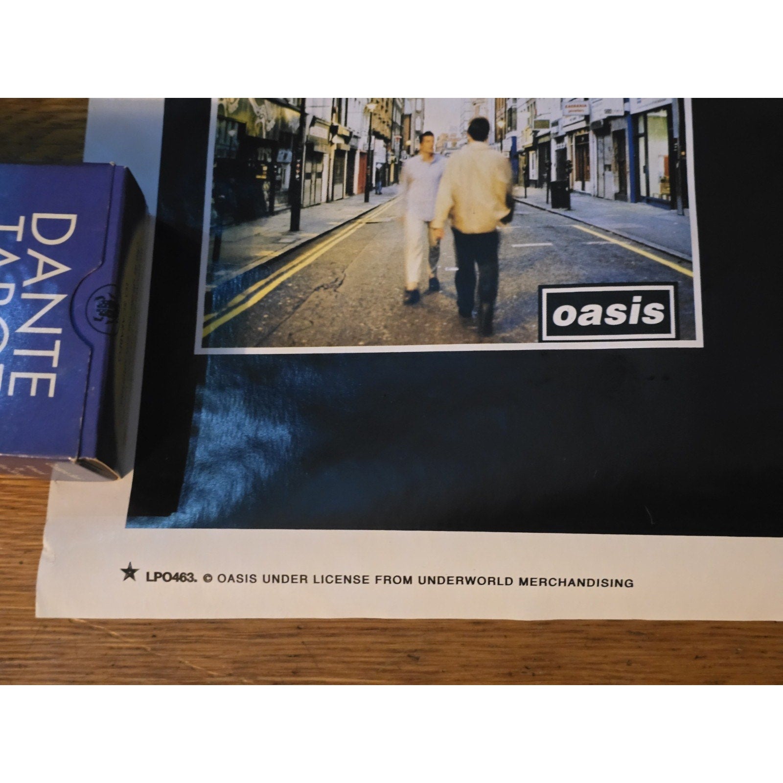 Original Oasis Promo Poster Made In England Definitely Maybe Story Morning Glory