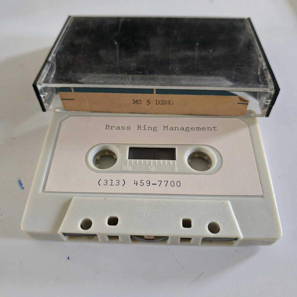 Original MC5 Demo Cassette Tape Promo 1960s Proto Punk Rock Brass Ring Management